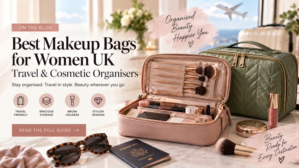 Best Makeup Bags for Women UK: Travel & Cosmetic Organisers