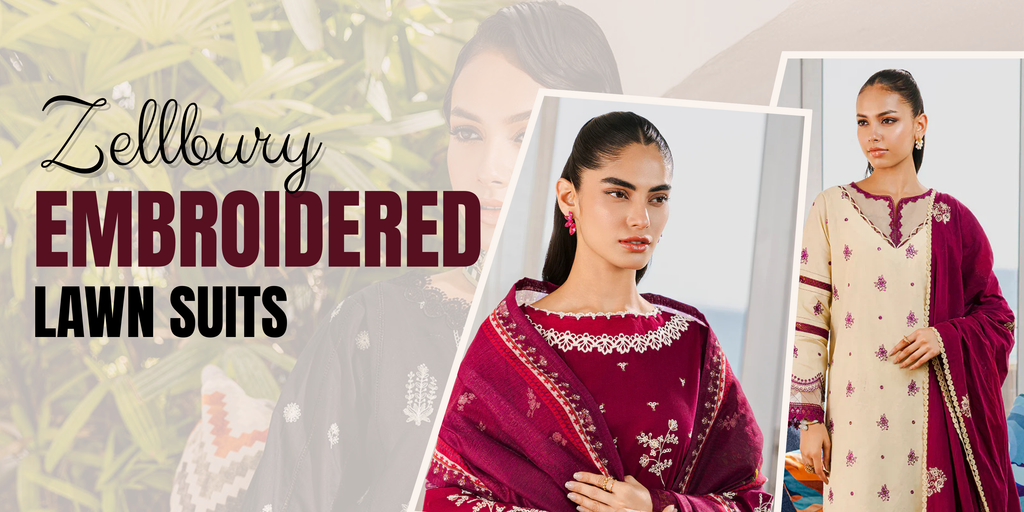 Zellbury Embroidered Lawn Suits: Affordable Luxury | Lailas Clothing