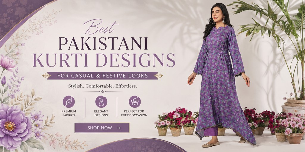 Best Pakistani Kurti Designs for Casual & Festive Looks