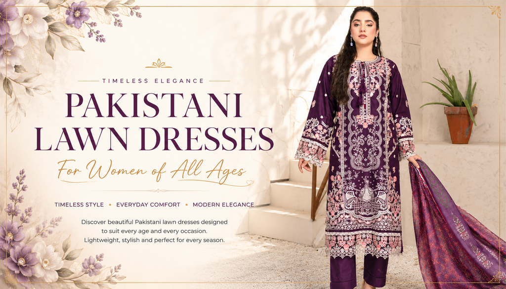 Pakistani Lawn Dresses for Women of All Ages