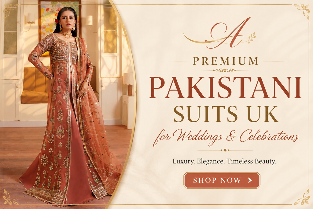 Premium Pakistani Suits UK for Weddings and Celebrations