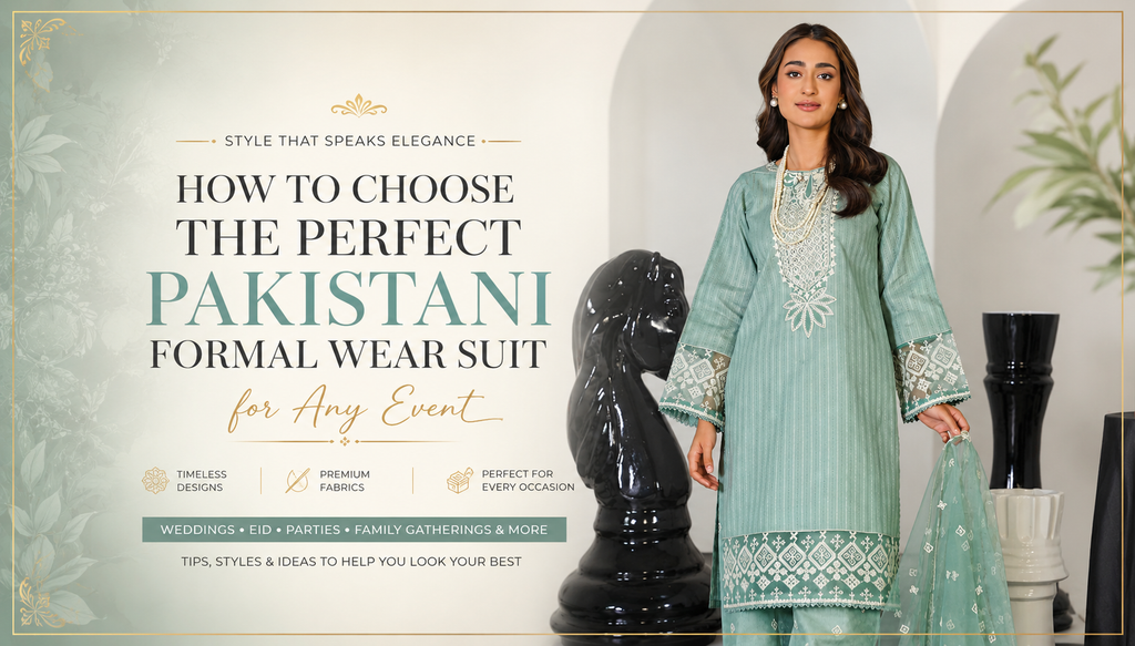 How to Choose the Perfect Pakistani Formal Wear Suit for Any Event