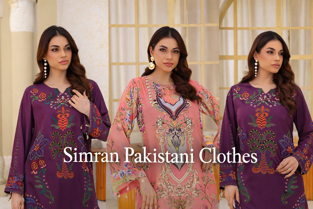Simran, Pakistani Party Wear, Pakistani Suits, Pakistani Clothes UK