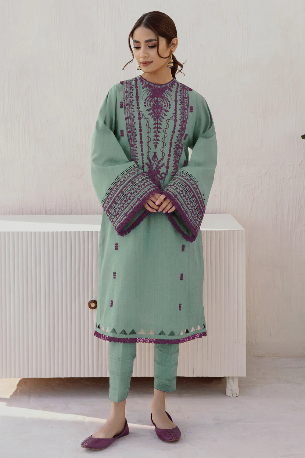 Jazmin Embroidered Khaddae Suit UW-0076
