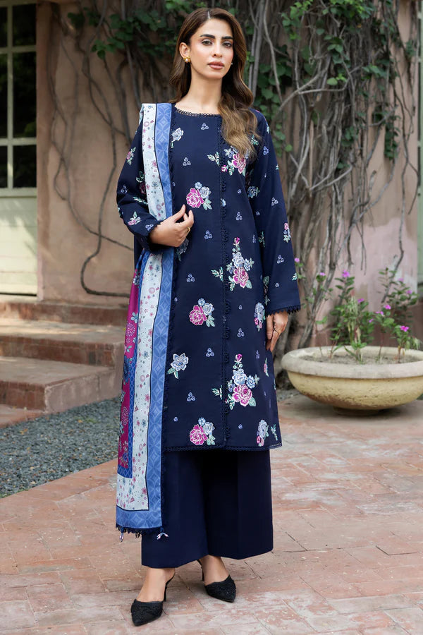 Farasha PK Embroidered Khaddar Suit Rowen