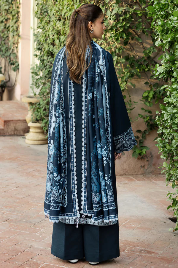 Farasha PK Embroidered Khaddar Suit Softdawn