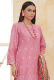 Dynia's By  Bin Saeed Embroidered Chickenkari Lawn Suit BS-102