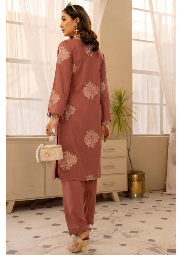 Simran Embroidered Dhanak 2 Piece SM-02