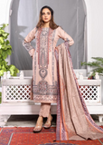 Haniya Embroidered Dhanak 3 Piece Suit H-32