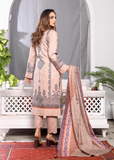 Haniya Embroidered Dhanak 3 Piece Suit H-32