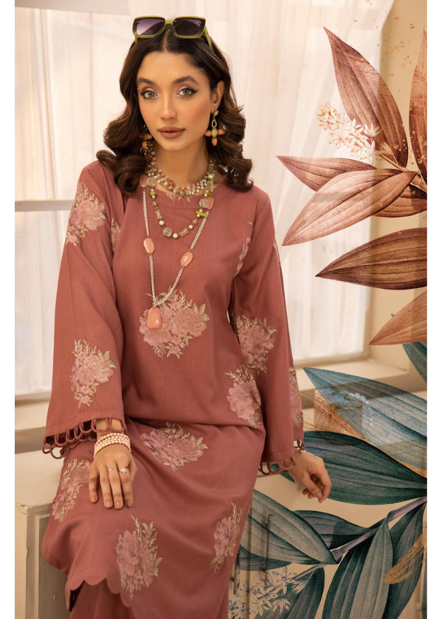 Simran Embroidered Dhanak 2 Piece SM-02