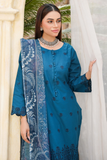 Dynia's By  Bin Saeed Embroidered Chickenkari Lawn Suit BS-103