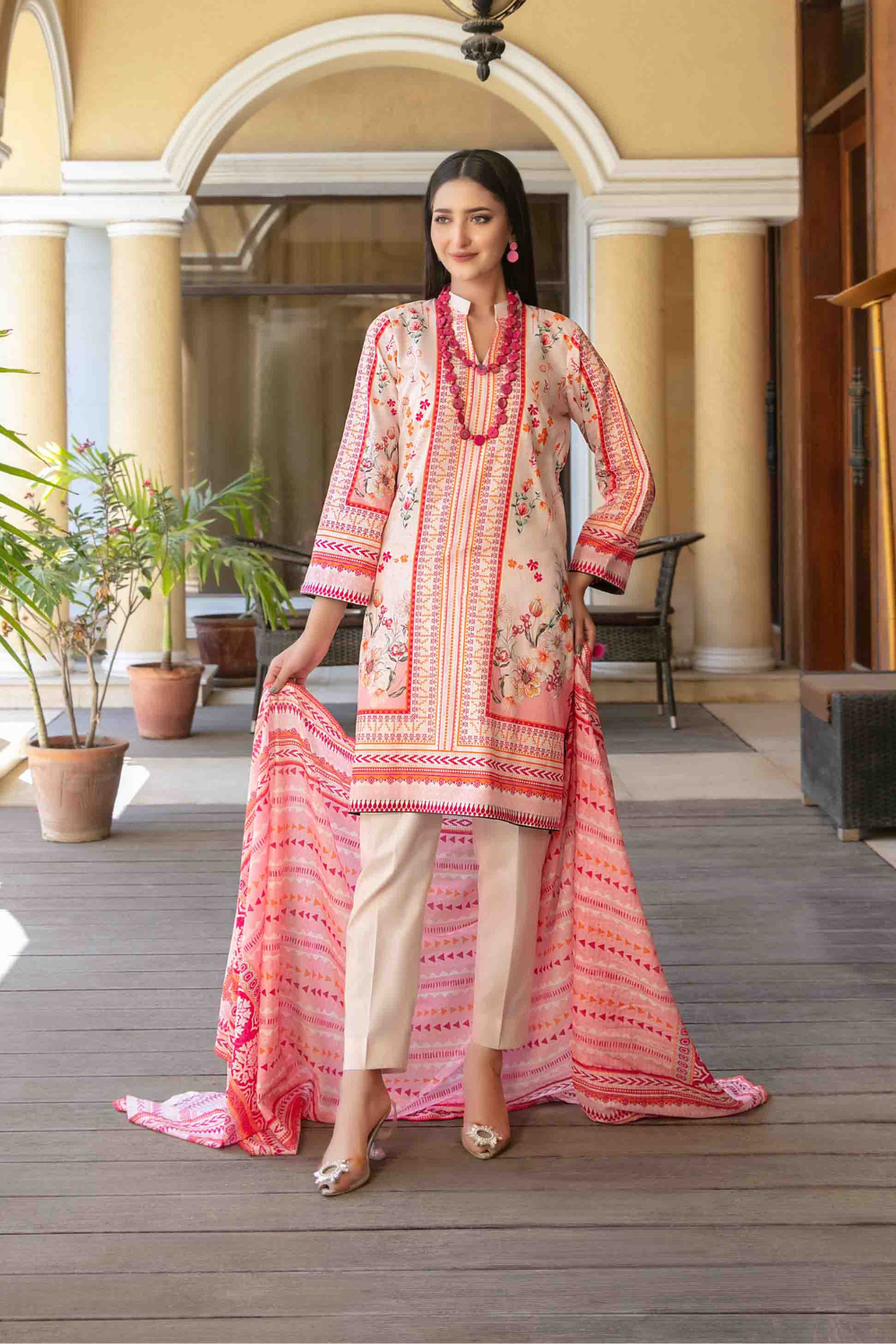 Tawakkal Digital Printed Lawn Suit D-1498