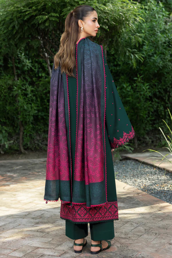 Farasha PK Embroidered Khaddar Suit Marven