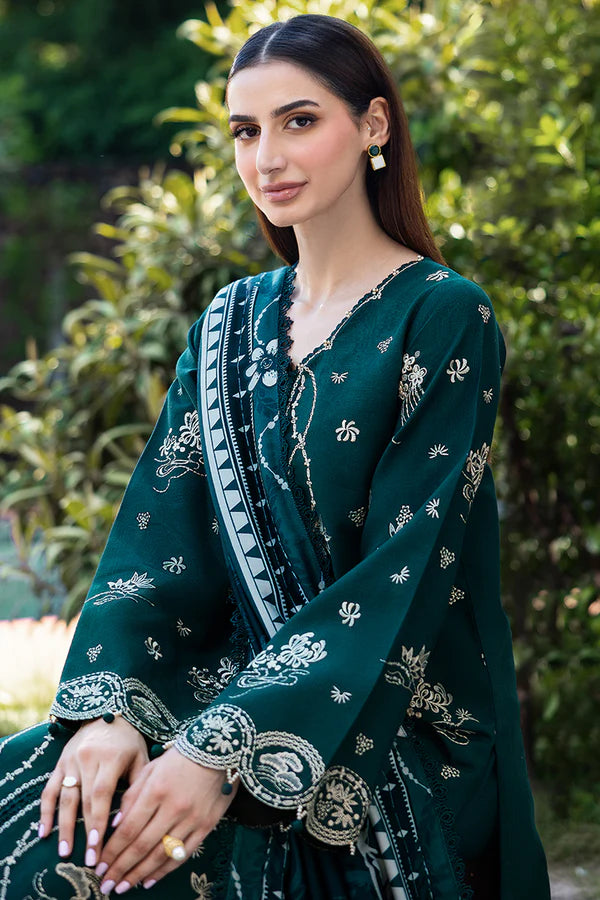 Farasha PK Embroidered Khaddar Suit Viona