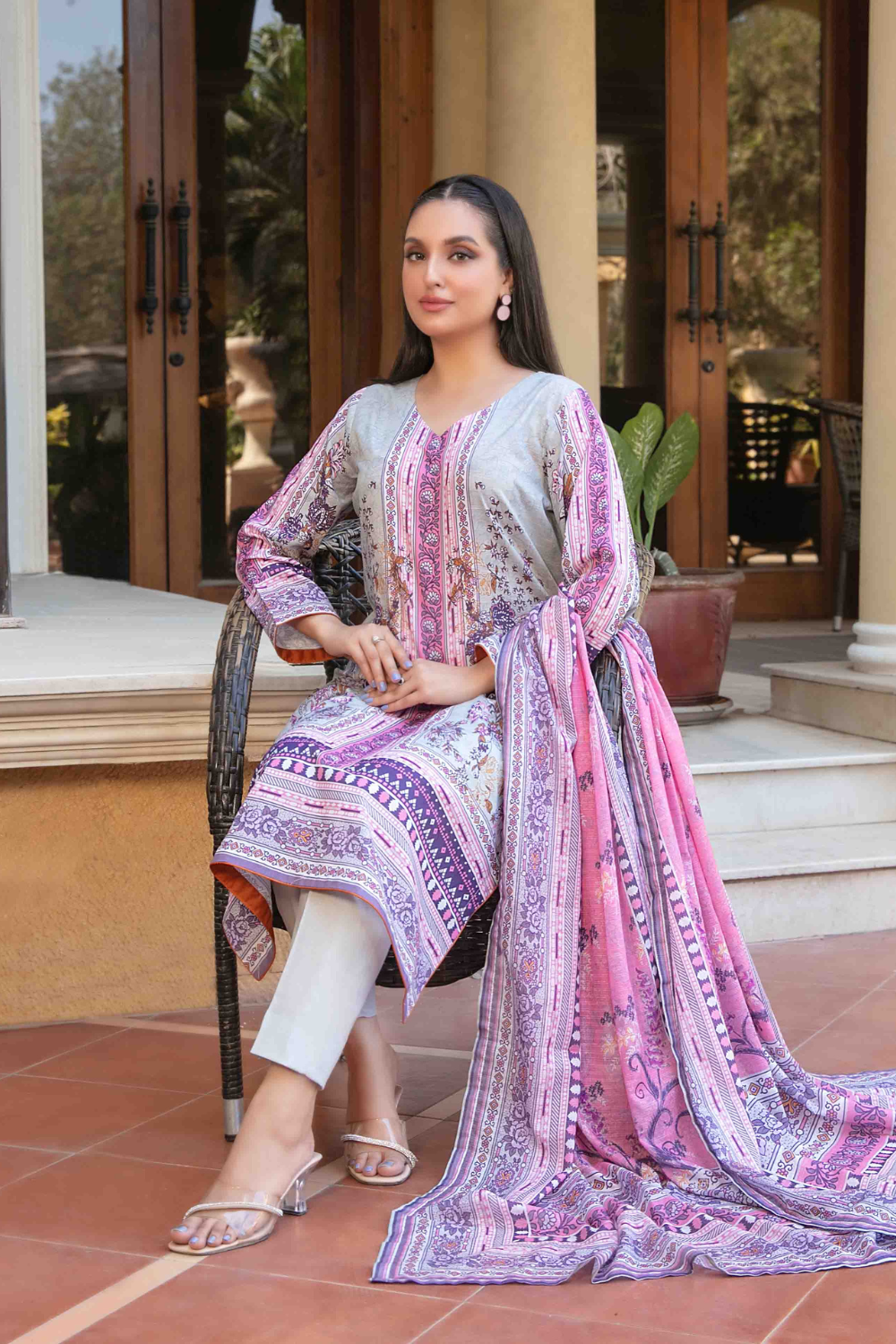 Tawakkal Digital Printed Lawn Suit D-1504