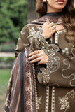 Farasha PK Embroidered Khaddar Suit Stonepetal