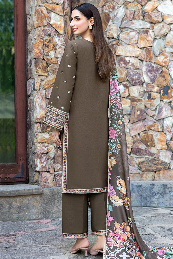 Farasha PK Embroidered Khaddar Suit Sandlit