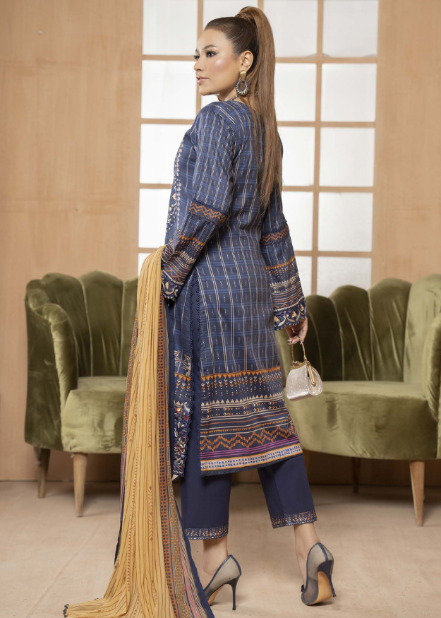 Munira Designer Embroidered Lawn 3 Piece Suit MSL-91