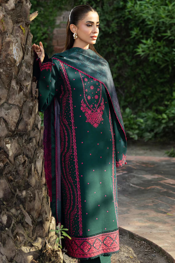 Farasha PK Embroidered Khaddar Suit Marven