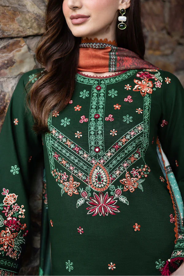 Farasha PK Embroidered Khaddar Suit Daisywink