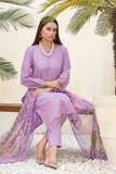 Dynia's By Bin Saeed Embroidered Chickenkari Lawn Suit BS-106