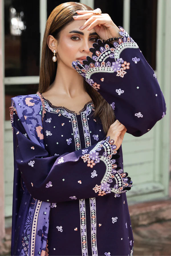Farasha PK Embroidered Khaddar Suit Dewsay