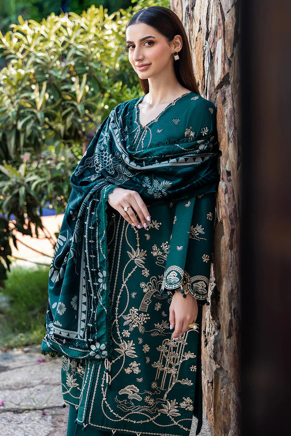 Farasha PK Embroidered Khaddar Suit Viona