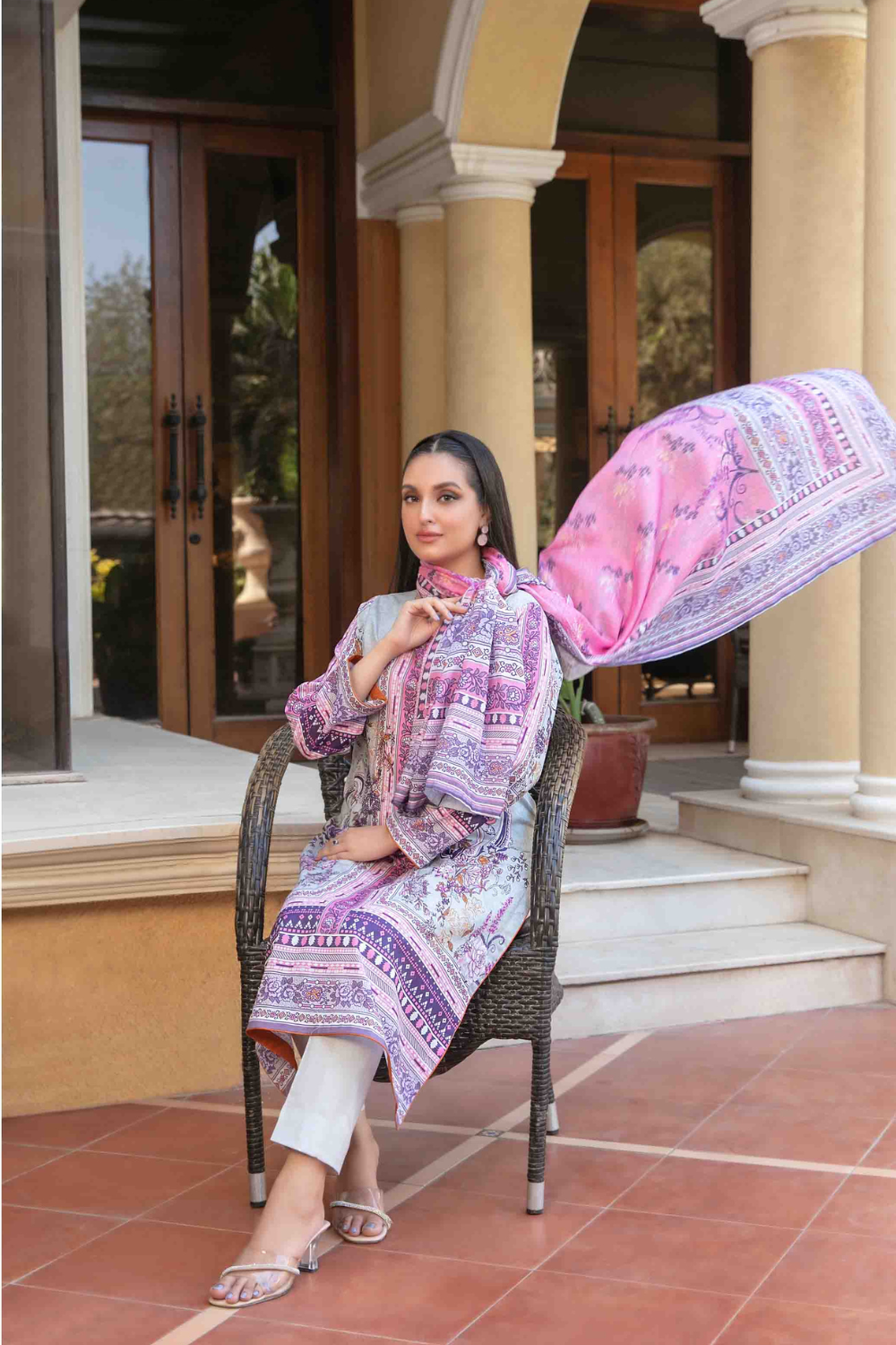 Tawakkal Digital Printed Lawn Suit D-1504