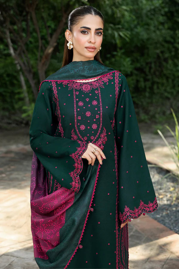 Farasha PK Embroidered Khaddar Suit Marven