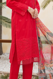 Dynia's By Bin Saeed Embroidered Chickenkari Lawn Suit BS-108
