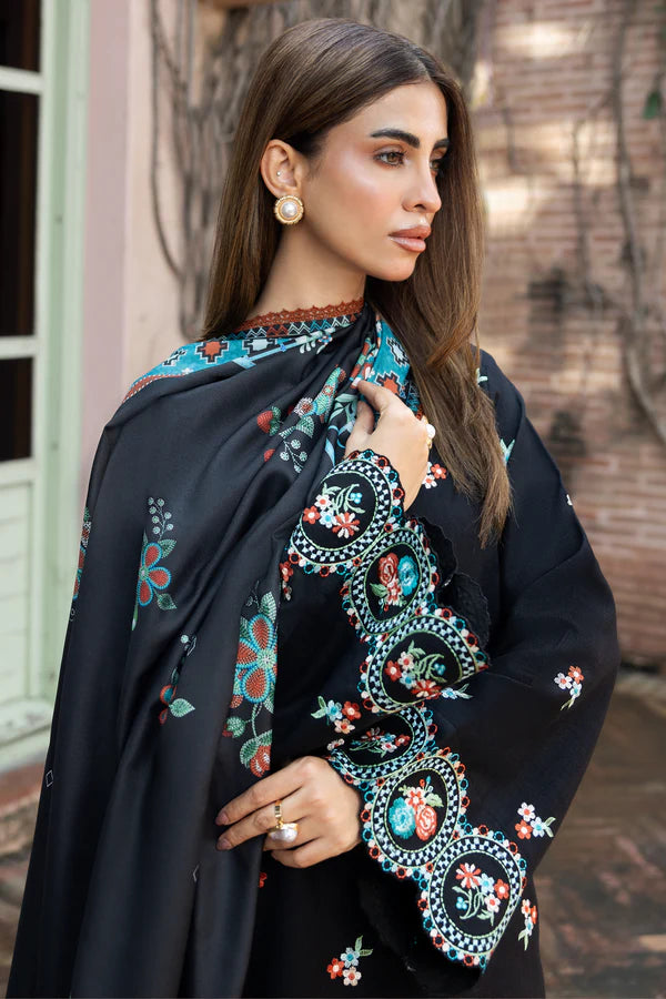 Farasha PK Embroidered Khaddar Suit Midaura