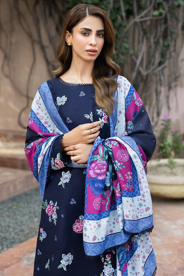 Farasha PK Embroidered Khaddar Suit Rowen