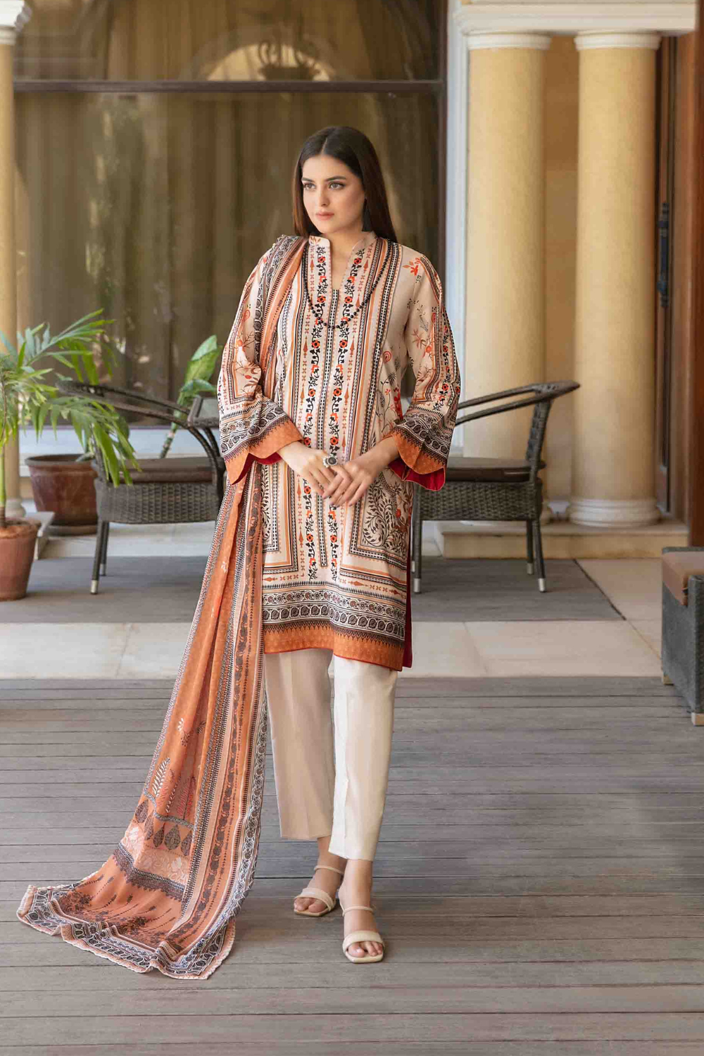 Tawakkal Digital Printed Lawn Suit D-1503