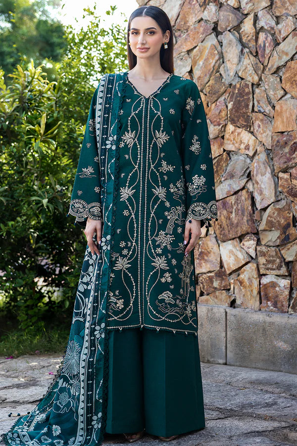 Farasha PK Embroidered Khaddar Suit Viona