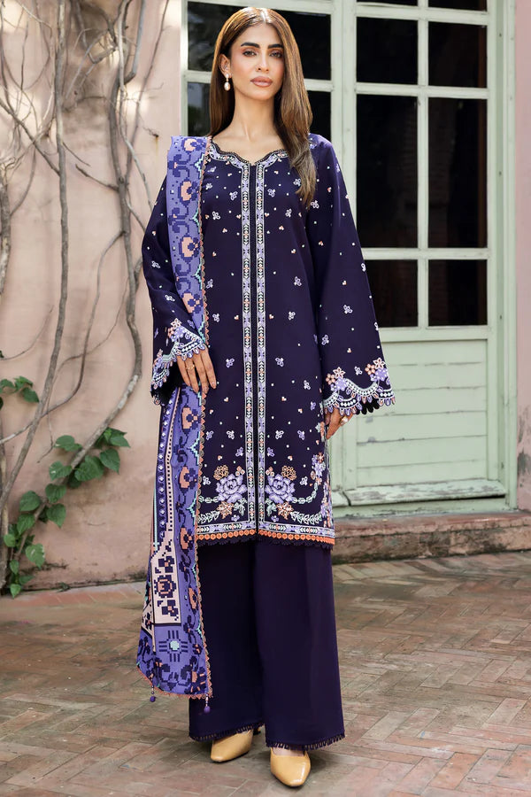 Farasha PK Embroidered Khaddar Suit Dewsay
