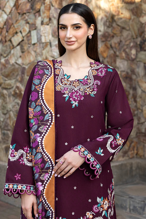 Farasha PK Embroidered Khaddar Suit Pheona