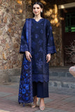 Farasha PK Embroidered Khaddar Suit Bluebell