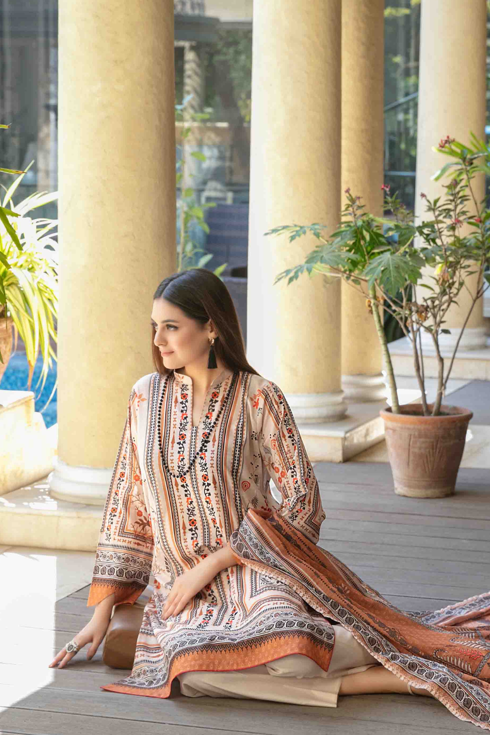 Tawakkal Digital Printed Lawn Suit D-1503