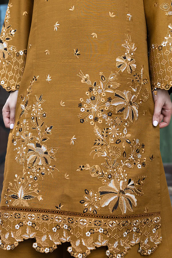 Farasha PK Embroidered Khaddar Suit Sundune