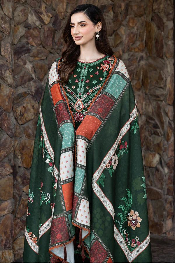 Farasha PK Embroidered Khaddar Suit Daisywink
