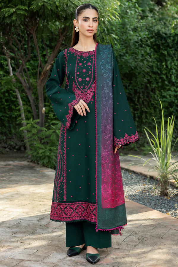 Farasha PK Embroidered Khaddar Suit Marven