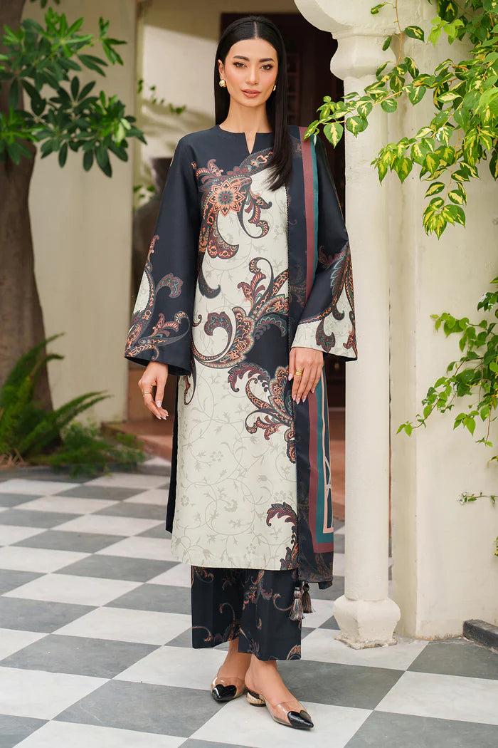 Jazmin Embroidered Viscose Suit UW-0183