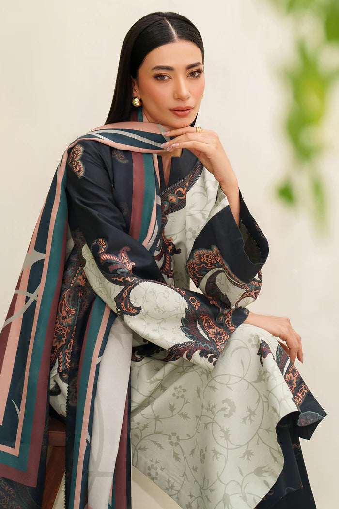 Jazmin Embroidered Viscose Suit UW-0183