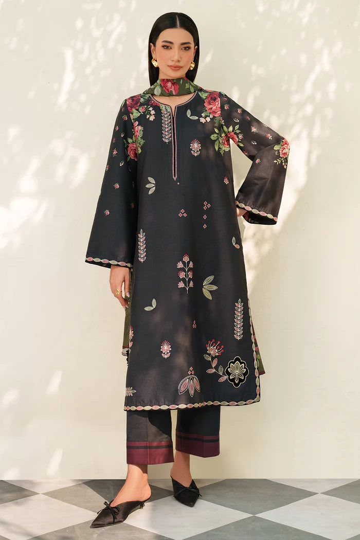 Jazmin Embroidered Viscose Suit UW-0167