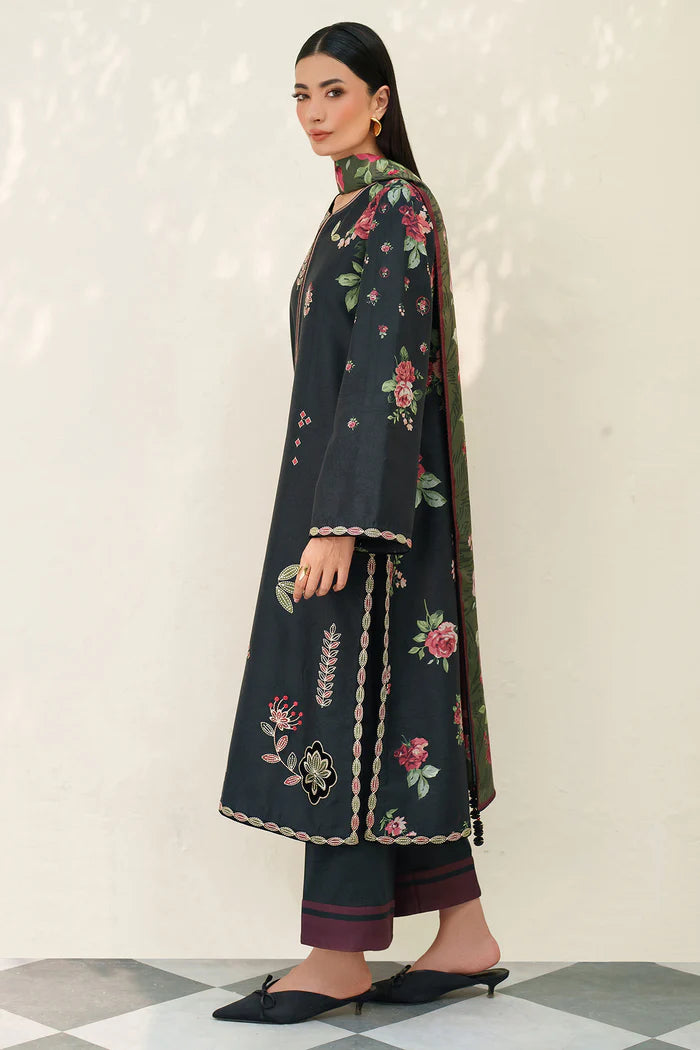 Jazmin Embroidered Viscose Suit UW-0167