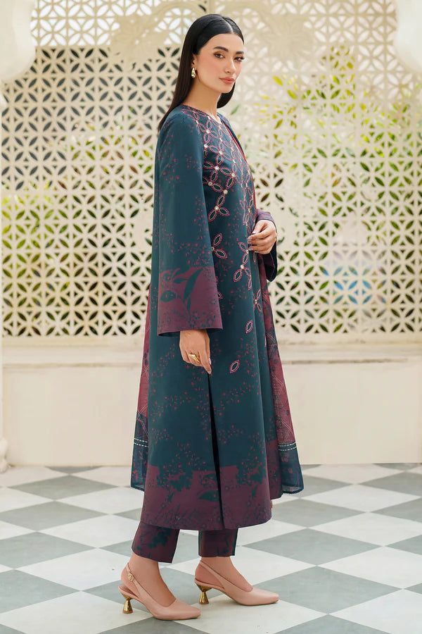 Jazmin Embroidered Viscose Suit UW-0174