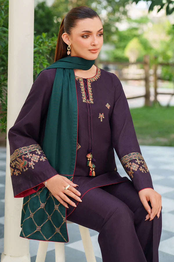 Jazmin Embroidered Khaddar Suit UW-0189