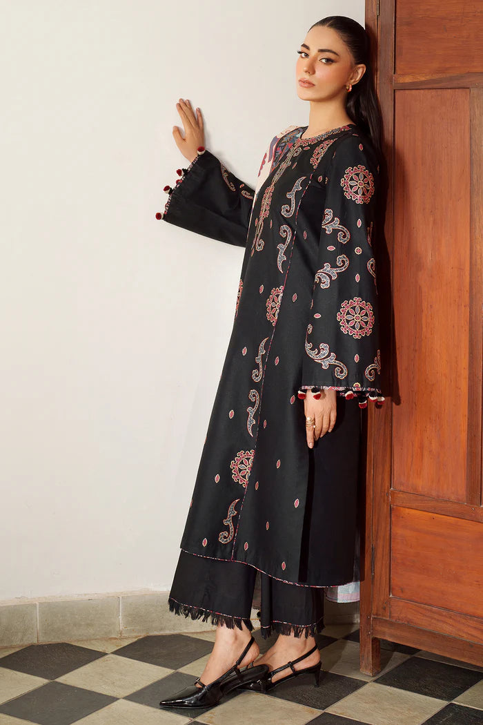 Jazmin Embroidered Viscose Suit UW-0152