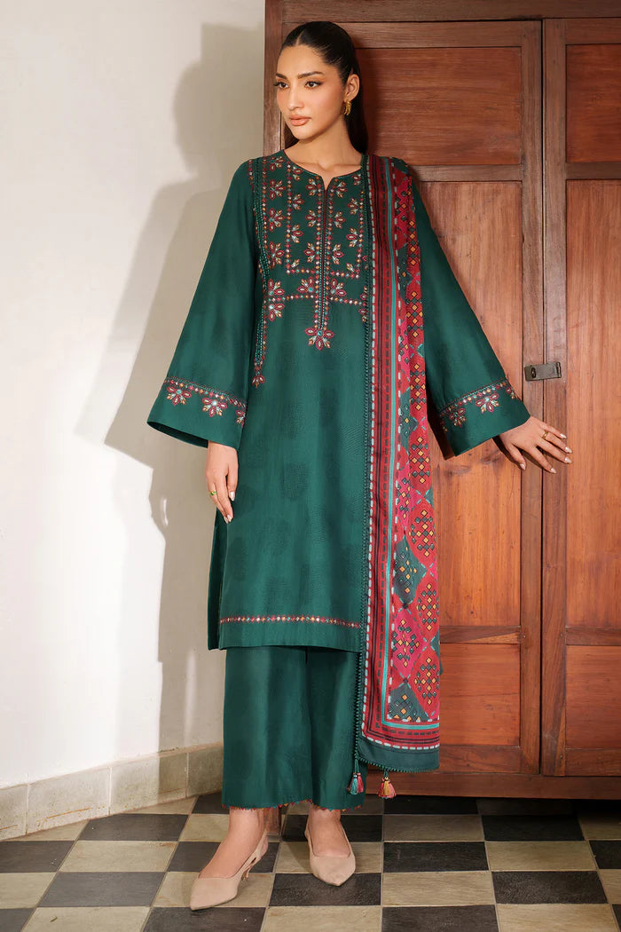 Jazmin Embroidered Viscose Suit UW-0146